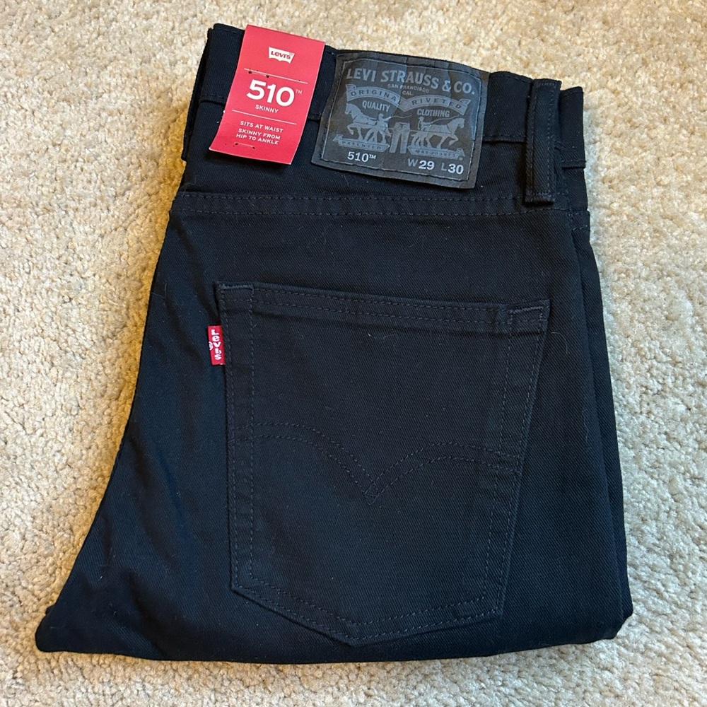 Levis 510 skinny jeans (29x30) NWT